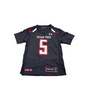 texas tech under armour #5 Football Jersey Size YS Patrick Mahomes H81